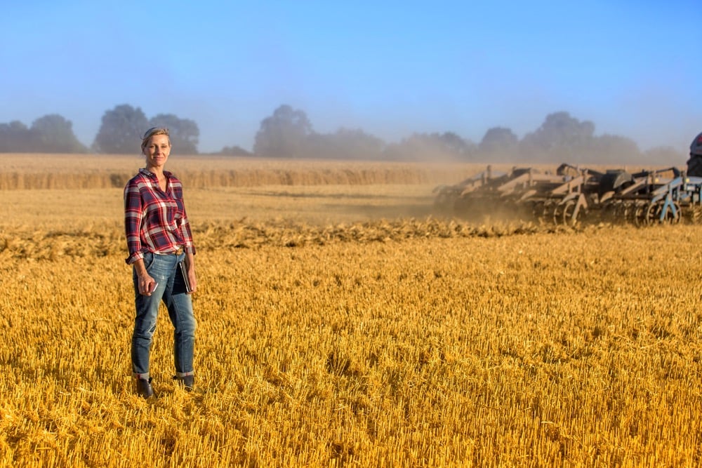 ferme de grain en Australie