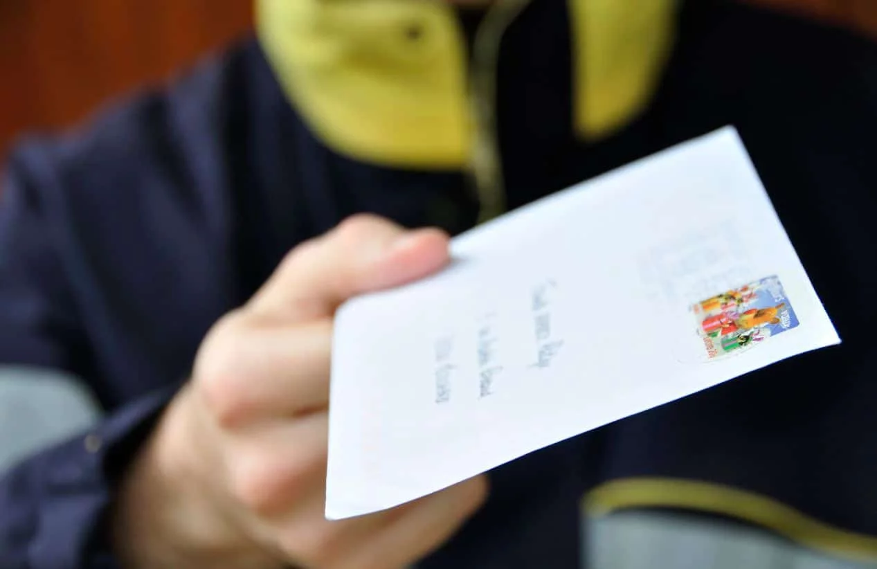 Courrier en Australie